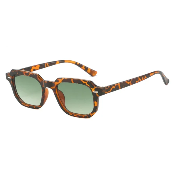 Polygonal Tortoise UV400 Sunglasses