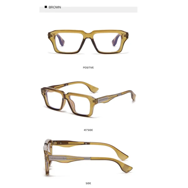 NOVORA Luxury Rectangular Sunglasses for Men & Women | UV400 Leopard Print PC Frame with Modern Square Design & Premium Fashion Eyewear GREEN