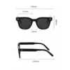 NOVORA Luxury Vintage Square Sunglasses for Men  | Premium Green & Black Frame with Bold Retro Design for Timeless Fashion BLACK