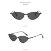 NOVORA Luxury Cat-Eye Sunglasses for Women | UV400 Y2K Fashion Eyewear with Minimalist High-End Design, Elegant Retro Style for Everyday Wear BLACK