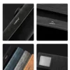 Novora Men's Business Long Wallet | Minimalist PU Leather Wallet with Multiple Card Slots, Premium Stitching & Cash Organizer BLACK