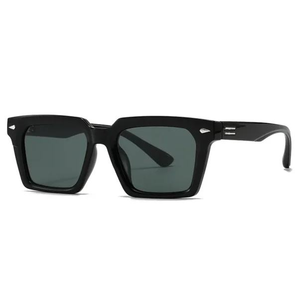 NOVORA Luxury Polarized Square Sunglasses for Men & Women | Full-Rim UV-400 Protective Fashion Eyewear with Premium Modern Design Green