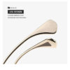 NOVORA Luxury UV400 Sunglasses for Men & Women | Premium Metal Frame Fashion Eyewear with Elegant Personality Design Golden Gray