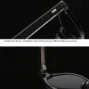 NOVORA Luxury Vintage Square Sunglasses for Men  | Premium Green & Black Frame with Bold Retro Design for Timeless Fashion BLACK