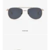 NOVORA Luxury UV400 Sunglasses for Men & Women | Premium Metal Frame Fashion Eyewear with Elegant Personality Design Golden Gray