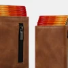 NOVORA Slim RFID Blocking Pop Up Wallet for Men - Card Holder & Zipper Coin Purse