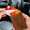 NOVORA Slim RFID Blocking Pop Up Wallet for Men - Card Holder & Zipper Coin Purse