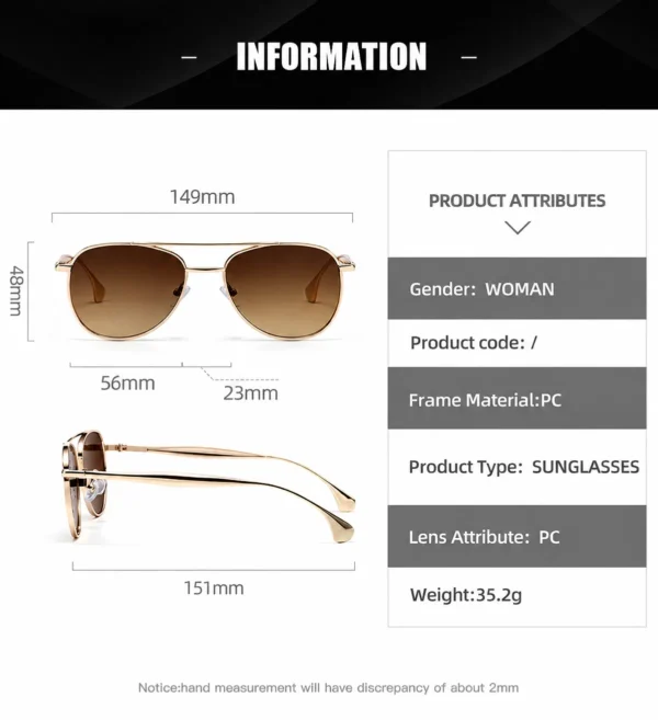NOVORA Luxury UV400 Sunglasses for Men & Women | Premium Metal Frame Fashion Eyewear with Elegant Personality Design Golden Dark Brown