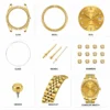 Luxury Quartz Analog Watch with Auto Date & Stainless Steel Bracelet | Premium Fashion Business Wristwatch Golden