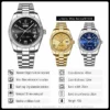 BINBOND B0733 Men’s Luxury Watch | Roman Dial, Quartz Movement, Stainless Steel Case, Date Display & Luminous Design SILVER