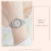 NOVORA Diamond Seno Women's Luxury Watch – SILVER Chronograph, Stainless Steel Strap, Quartz, Waterproof & Luminous Fashion Sport Timepiece