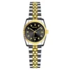 Luxury Quartz Analog Watch with Auto Date & Stainless Steel Bracelet | Premium Fashion Business Wristwatch Silver & Black